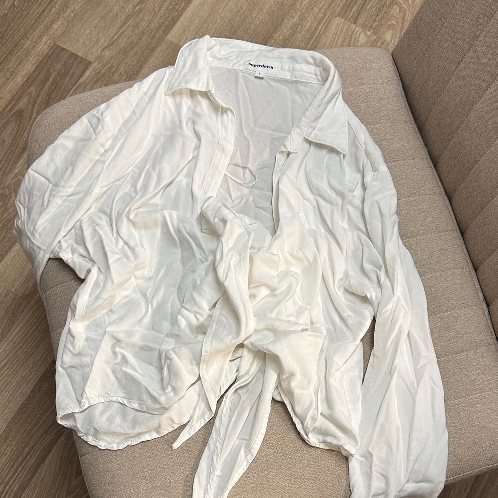 Womens superdown tie top